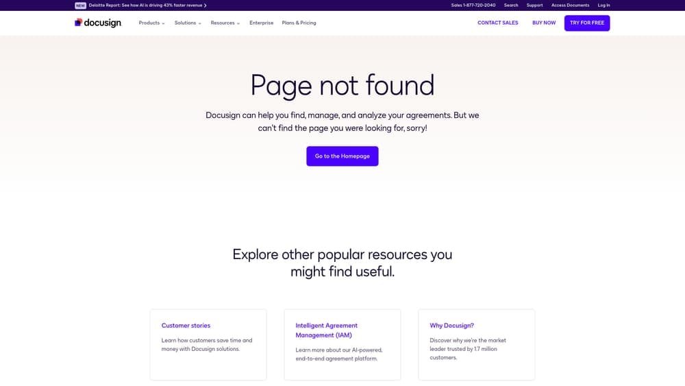 Screenshot of DocuSign Rooms for Mortgage website
